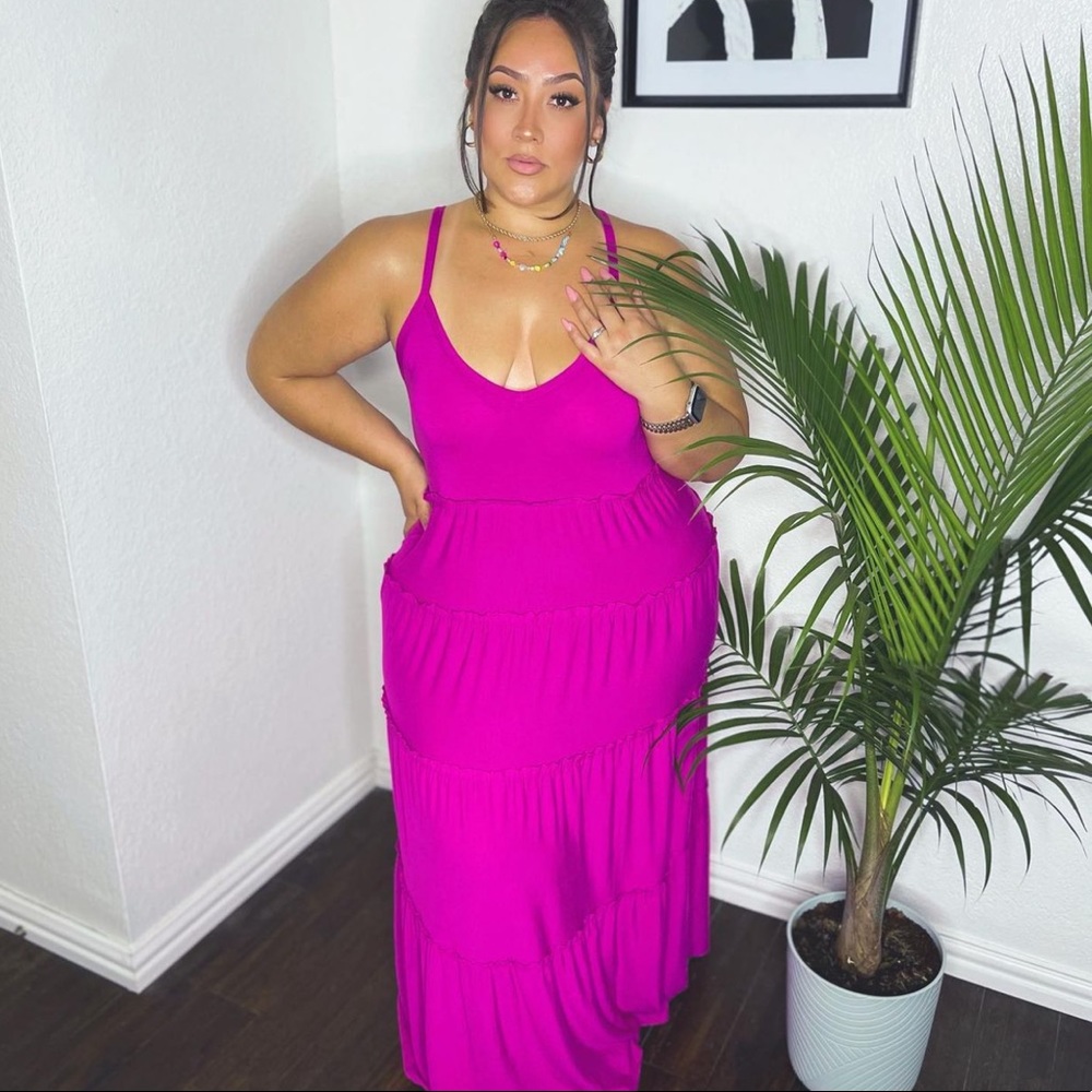 Plus Women's Maxi Dress